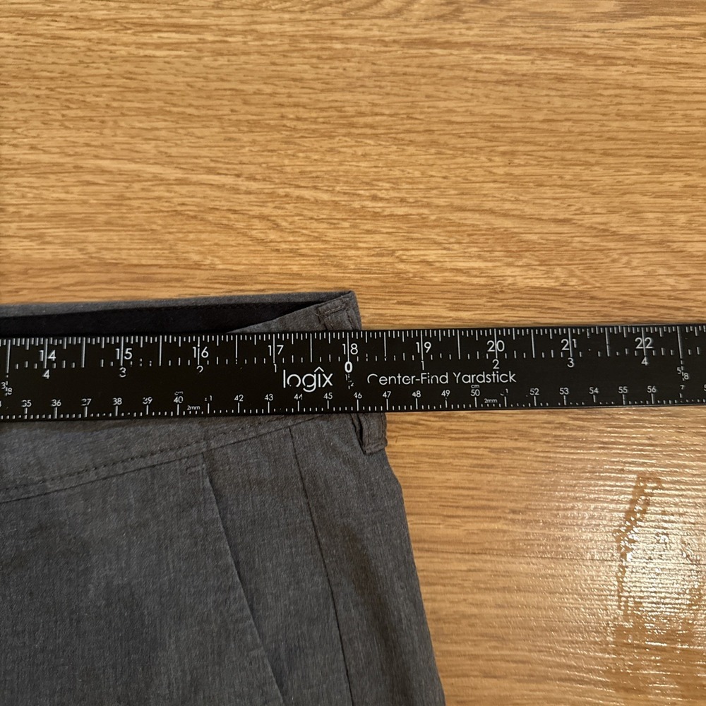 J. Crew Men's Bedford Pants Gray 35x32 (Act 36x30.5) Straight Leg 100% Cotton‎ - Picture 3 of 9